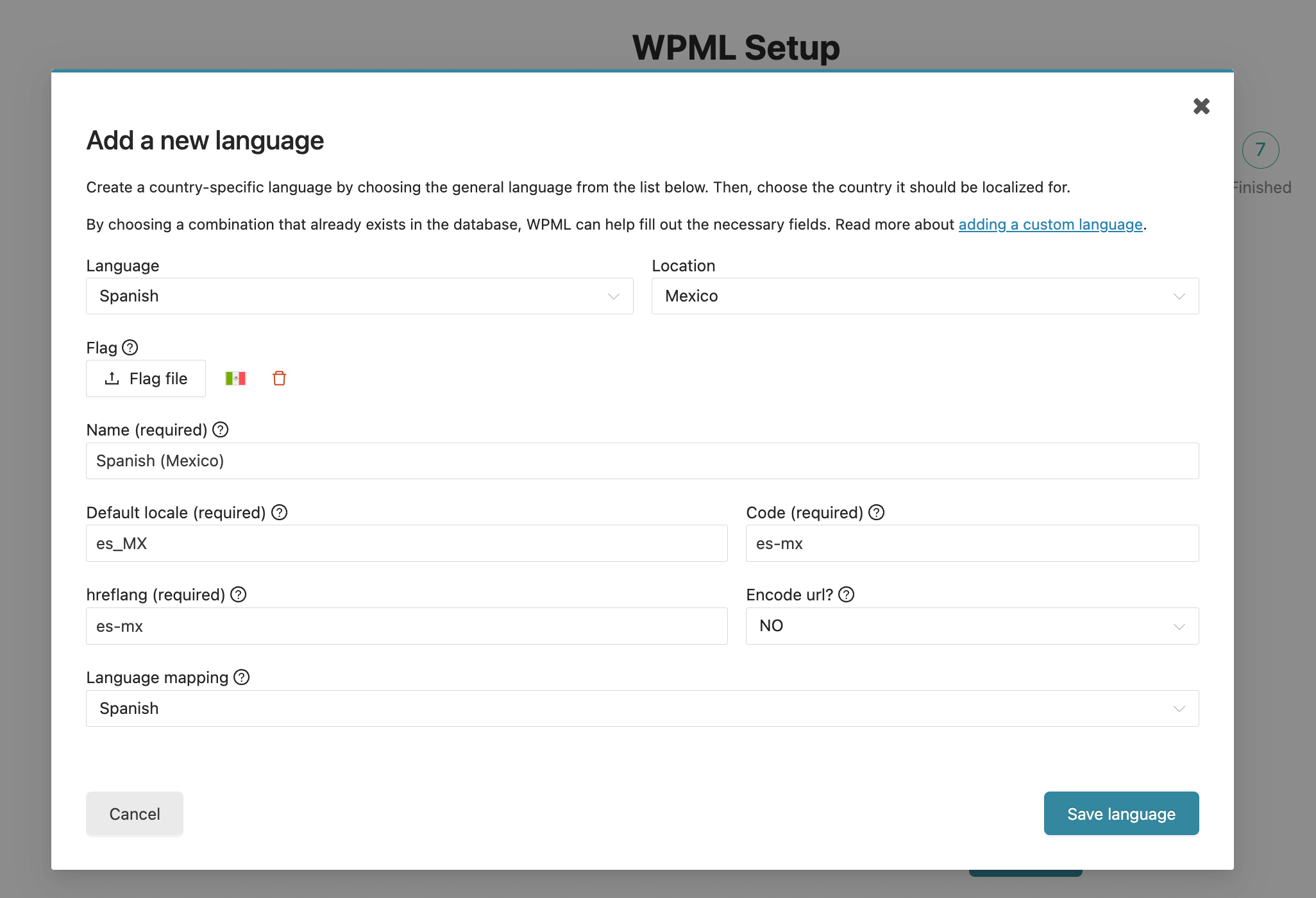 WPML cho phép bạn thêm ngôn ngữ tùy chỉnh theo quốc gia cụ thể | nguồn ảnh: wpml.org