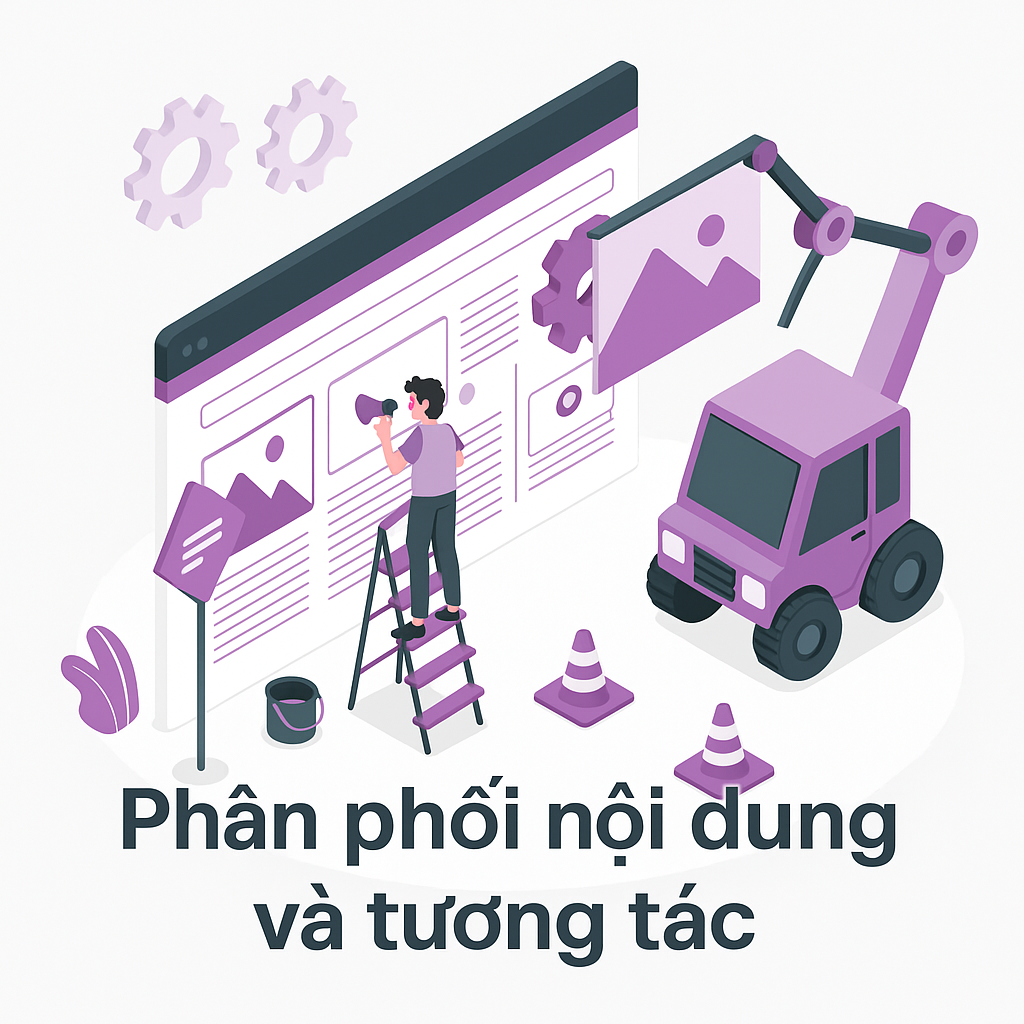 Phân phối nội dung và tương tác
