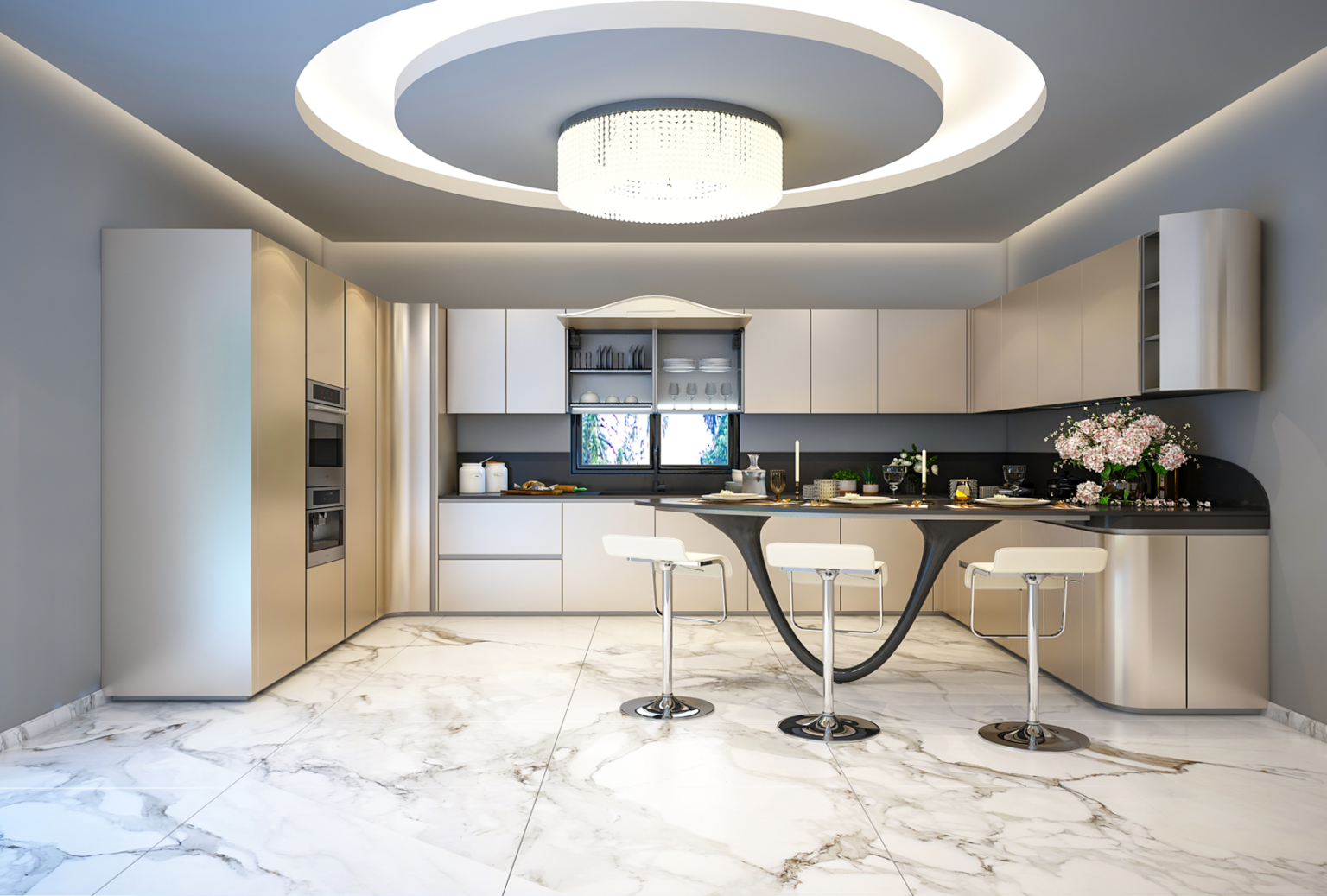 phong cách nội thất luxury