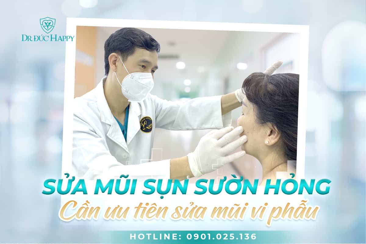 Bác sĩ phẫu thuật sửa mũi hỏng