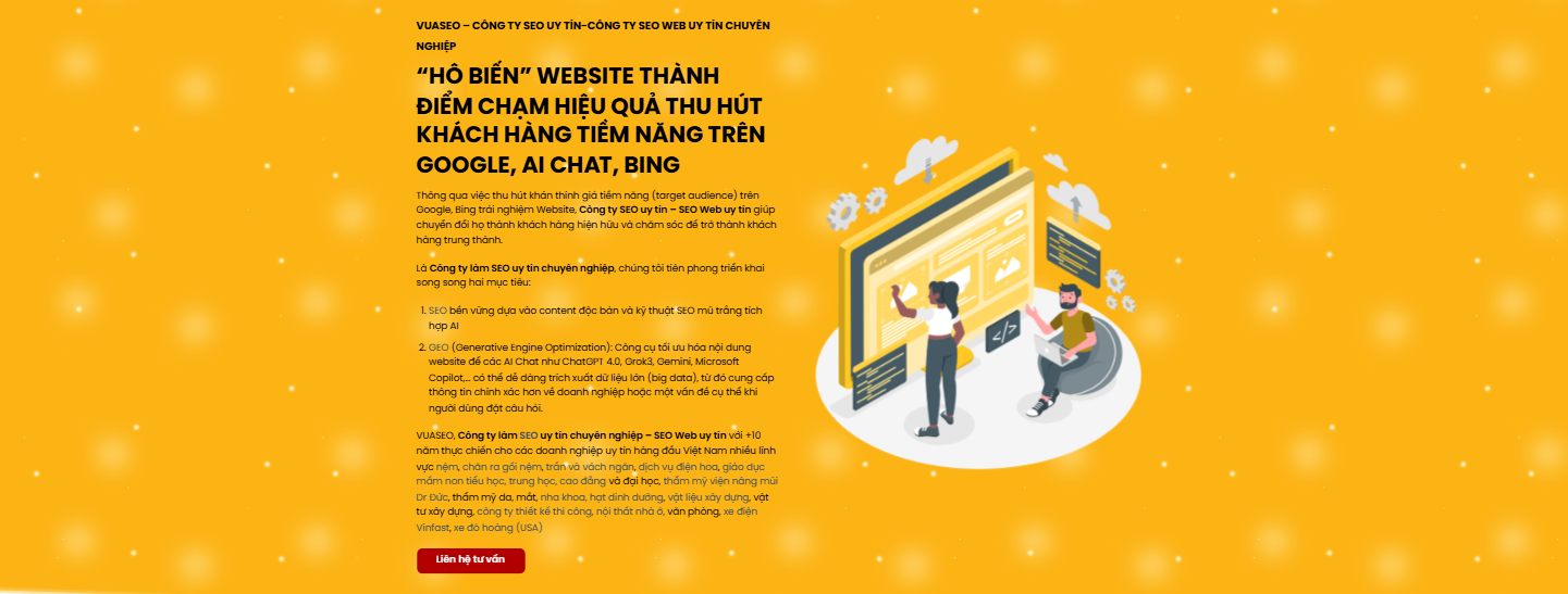 Dịch vụ SEO cho ngành F&B