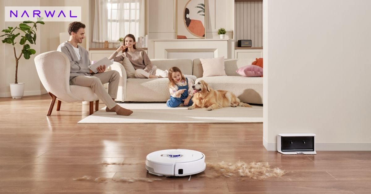 Robot hút bụi và lau nhà