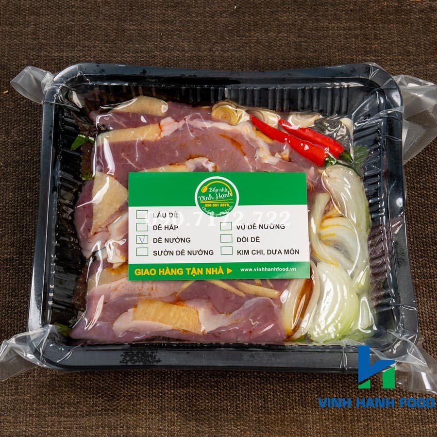 Than nướng thịt dê