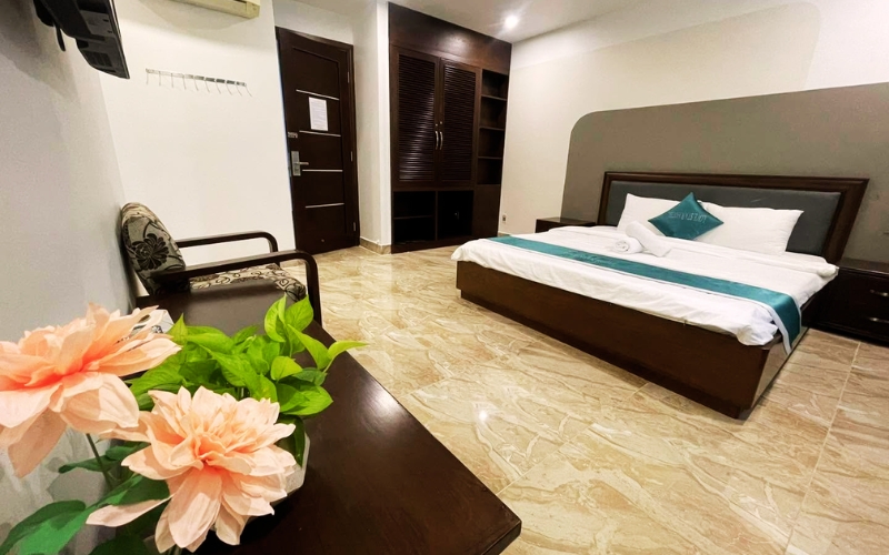 trải nghiệm khách sạn khu trung sơn tại Love Star Hotel