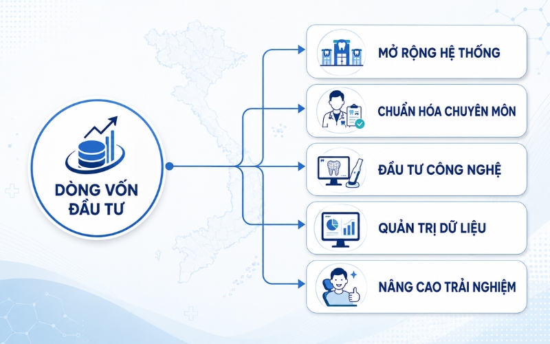 Dòng vốn đầu tư vào thị trường nha khoa Việt Nam