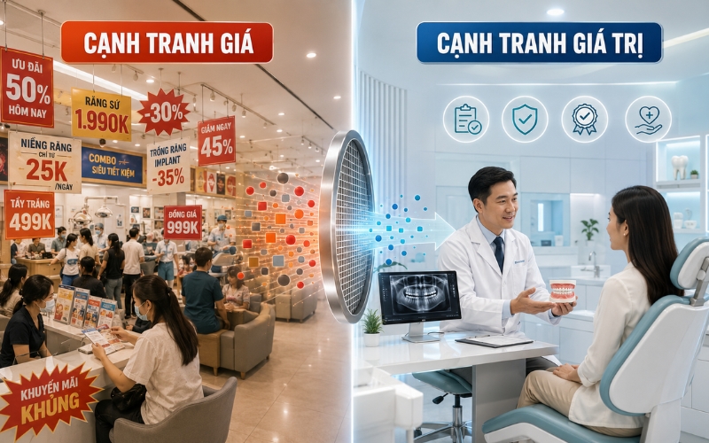 Giai đoạn sàng lọc của thị trường nha khoa Việt Nam