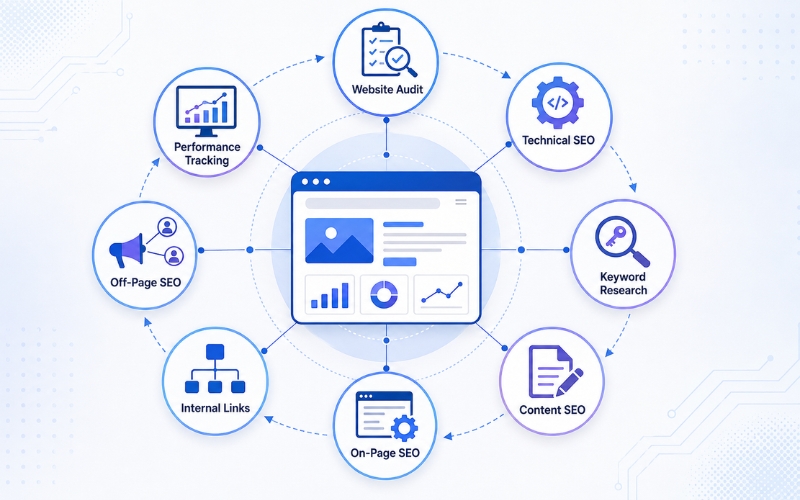Các hạng mục cần có trong một gói dịch vụ SEO