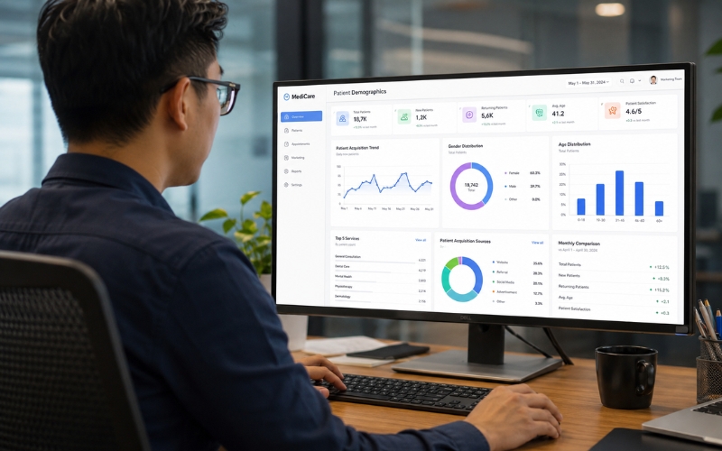 khách hàng mục tiêu marketing cho phòng khám